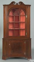 Pennsylvania pine corner cupboard ca 1790