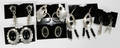 070392 NAVAHO STERLING BLACK JET EARRINGS