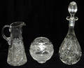070390 GALWAY IRISH CRYSTAL BOWL DECANTER  PITCHER