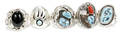 070388 NAVAJO STERLING MENS RINGS