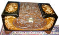 070385 CHINESE CARVED TEAK CEDAR CHEST