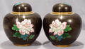 062423 ORIENTAL CLOISONN GINGER JARS