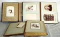 050409 VICTORIAN VELVET  BRASS PHOTO ALBUMS