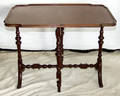 050398 VICTORIAN STYLE MAHOGANY TILT TOP TABLE