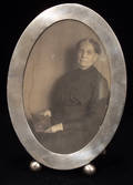 042465 GORHAM STERLING OVAL PHOTO FRAME 1900