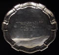 042460 POOLE CHIPPENDALE STERLING ROUND TRAY