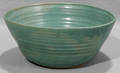 042443 PEWABIC POTTERY OPEN BOWL AQUA 1978