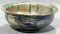 042442 PEWABIC BLUE LUSTER BOWL C 1920