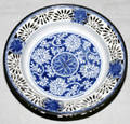 041525 CHINESE BLUE  WHITE WARE PORCELAIN PLATE