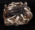 040461 STERLING SILVER  SMOKY QUARTZ RING
