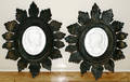 032390 ITALIAN BISQUE PLAQUES PAIR