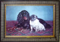 030426 AFTER OTTO BACHE PRINT ON CANVAS DOGS