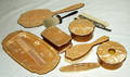 030413 ART DECO CELLULOID DRESSER SET C1930 11 PCS