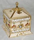 081560 WENDY REED SWAROVSKI CRYSTAL  ENAMELED BOX