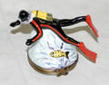 081551 ROCHARD LIMOGES PORCELAIN SCUBA DIVER BOX