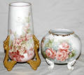 081545 ELAINE LEBELLE  J NUNNELEY PORCELAIN VASES