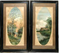 080463 MATTED OVAL PRINTS