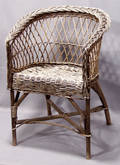 080431 AMERICAN CHILDS WICKER CHAIR