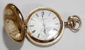 072480 ELGIN GOLD PLATED CLOSE FACE POCKET WATCH