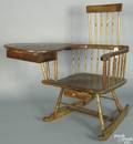 Pennsylvania writing arm windsor rocker