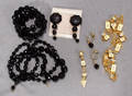 051550 COSTUME BLACK CRYSTAL JEWELRY