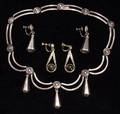 042474 STERLING NECKLACE EARRINGS  MEXICAN EARRING