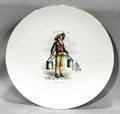 041593 BAYREUTHER PORCELAIN PLATE METIERS DU VIEUX PA