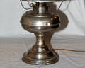 041561 VICTORIAN METAL OIL LAMP CIRCA 1860