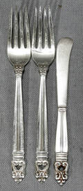 041556 INTAL ROYAL DANISH STERLING SILVER FORKS