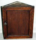 030450 RUSTIC OAK CORNER CABINET C1900