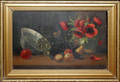081567 DUTCH SCHOOL OIL ON BOARD STILL LIFE