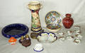 080484 JAPANESE PORCELAIN  CLOISONN GROUPING