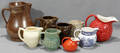 070491 POTTERY  PORCELAIN PITCHER GROUP