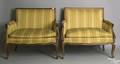 Pair of French style loveseats