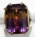 062478 GOLD LADYS AMETRINE RING