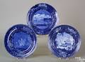Blue and white Staffordshire plate early 19th c