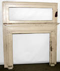 041597 COLONIAL STYLE WOOD FIREPLACE MANTLE