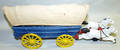 040576 CAST METAL TOY CONESTOGA WAGON  HORSES