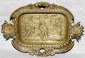 031658 VICTORIAN BRASS CARD TRAY LATE 19TH CENTURY