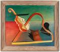 Manner of Dali Violin in Landscape