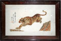 031624 CHINESE SEASHELL PICTURE OF A TIGER 11 X 16