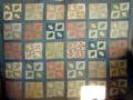 030505 PATCHWORK APPLIQU SQUARE  LEAF PATTERN QUILT