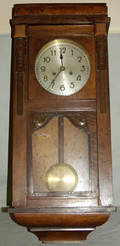 030492 DUFA AMERICAN ANTIQUE WALL CLOCK C1900