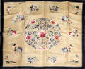 030488 CHINESE EMBROIDERED SILK PANEL 19TH CENTURY