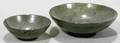 071653 CARVED SPINACH JADE BOWLS