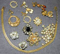 070510 MIRIAM HASKELL COSTUME JEWELRY GROUPING