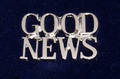 050545 TIFFANY STERLING SILVER GOOD NEWS PIN