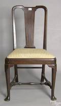 George II mahogany side chair
