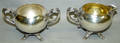 040584 WM ROGERS SILVER PLATE CREAMER  SUGAR