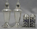 031666 GORHAM  DUCHIN CO STERLING SALT  PEPPER SETS